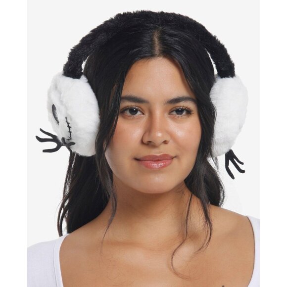 NIGHTMARE BEFORE CHRISTMAS Jack Skellington Winter Earmuffs NEW NWT - Picture 2 of 2